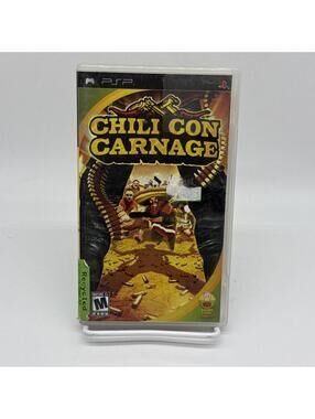 Chili Con Carnage (Sony PSP, 2007) Complete CIB - Tested - Authentic